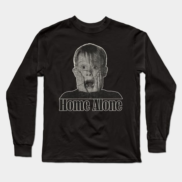 Home Alone Long Sleeve T-Shirt by Kaine Ability